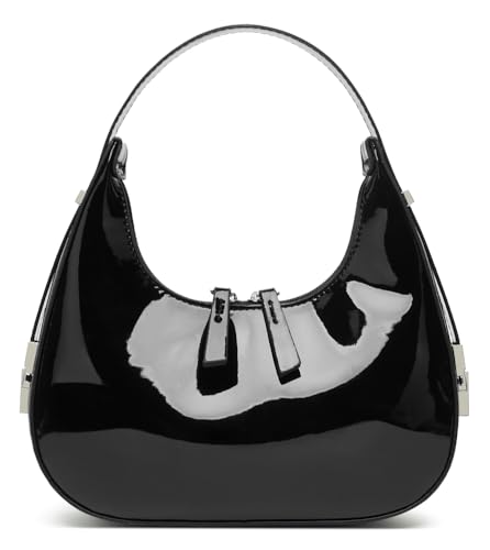 Caistre Damen Halbmond Schultertaschen Retro Y2k 90er Jahre Hobo Handtaschen Top Handle Y2k Unterarmtasche Mode Clutch Geldbörsen, Schwarz-Größe L Caistre Damen Halbmond Schultertaschen Retro Y2k 90er Jahre Hobo Handtaschen Top Handle Y2k Unterarmtasche Mode Clutch Geldbörsen, Schwarz-Größe L von Caistre