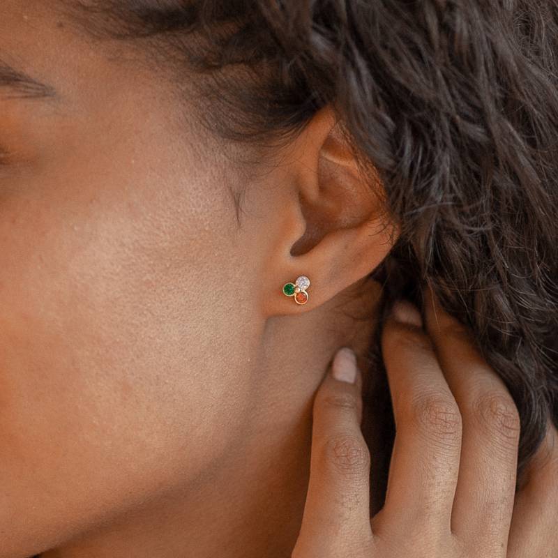Geburtsstein Cluster Ohrringe Mehrere Ohrstecker Geschenk Für Mutter Brautjungfer Geschenke cm44A von CaitlynMinimalist