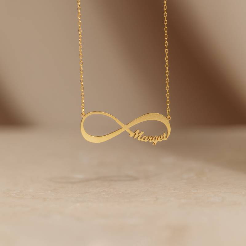 Infinity Namenskette Von Caitlyn Minimalist Halskette Für Mama, Mutter Personalisiertes Jubiläumsgeschenk Sie Nm112F97 von CaitlynMinimalist