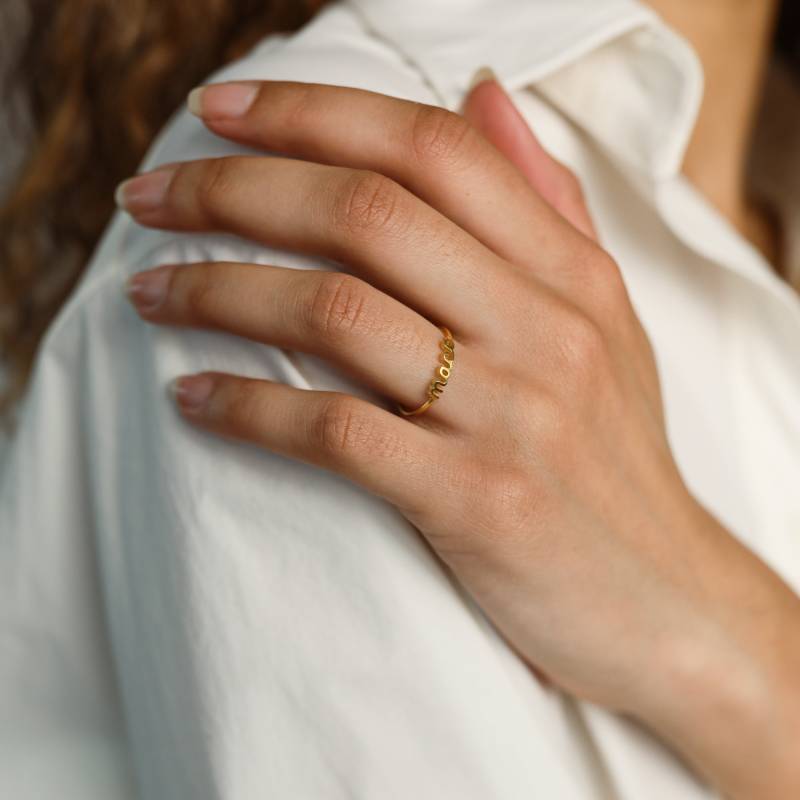 Zarter Namensring Von Caitlynminimalist Benutzerdefinierter Perfektes Geschenk Für Neue Mutter Brautjungfer Geschenke Rm69F88 von CaitlynMinimalist