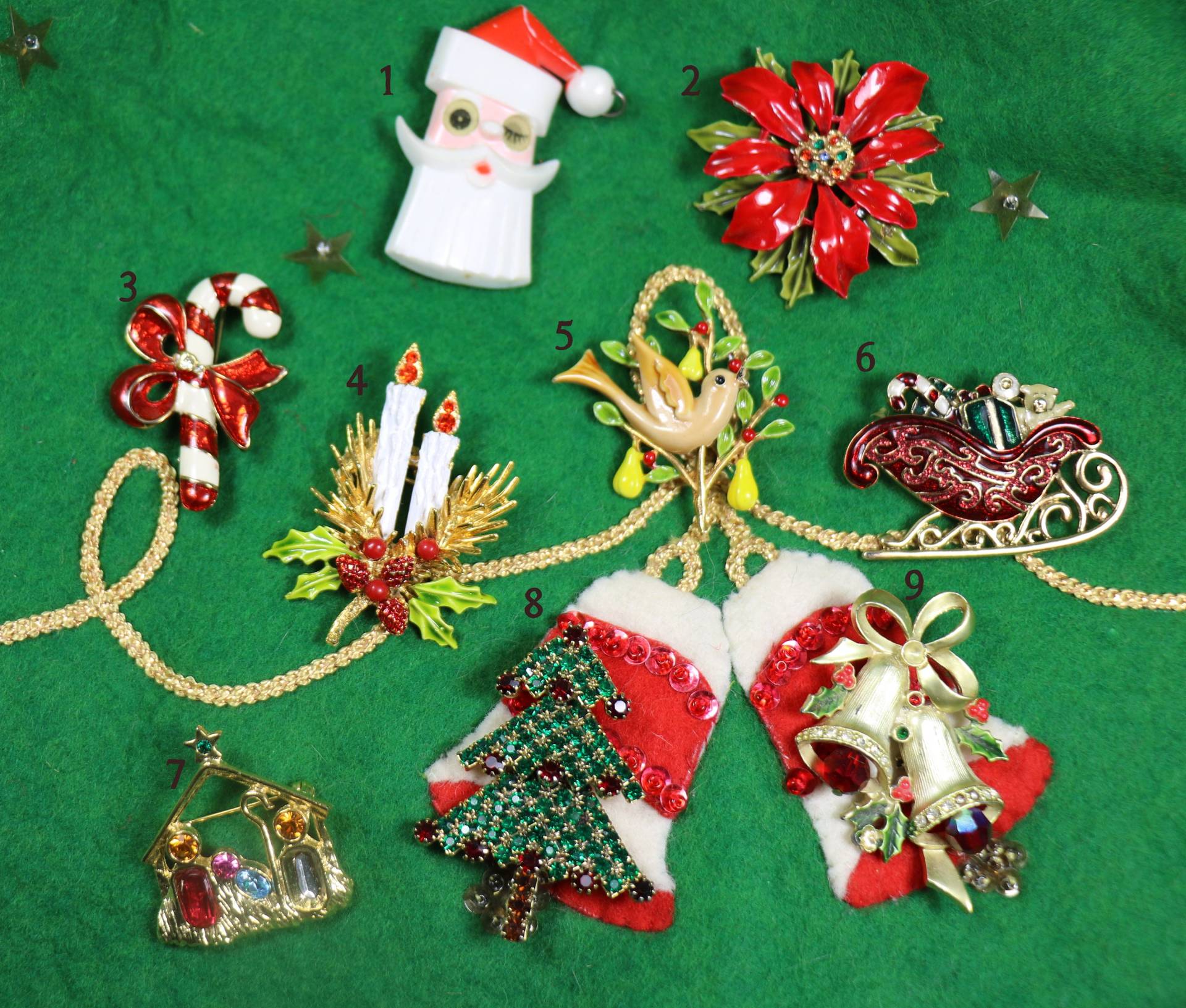 1 Vintage Weihnachts Pin Brosche - Wähle Aus 9 1 Vintage Weihnachts Pin Brosche - Wähle Aus 9 von CaityAshBadashery