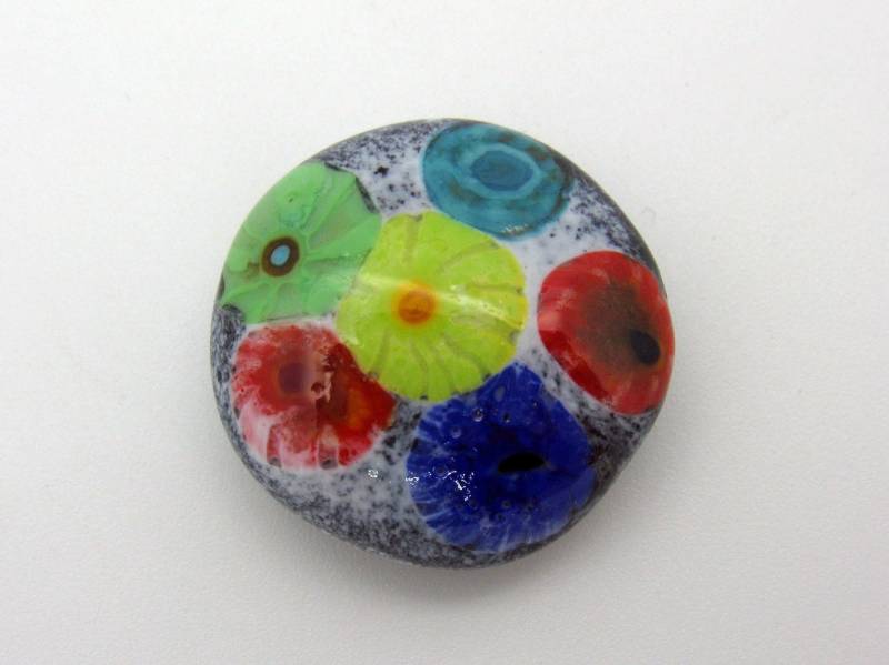 Buntes Murrini Ring Top, Glas Top Mit Gewinde, Wechsel Aufsatz, Wechsel-Top, Einzigartig Buntes Murrini Ring Top, Glas Top Mit Gewinde, Wechsel Aufsatz, Wechsel-Top, Einzigartig von CajasBoutique