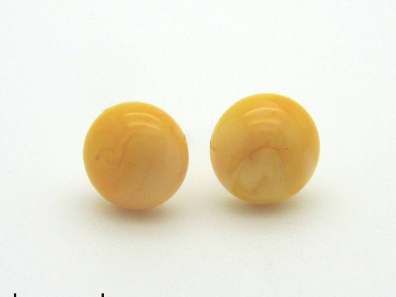 Pastell Gelbe Lampwork Ohrstecker Mit Chirurgenstahl Stecker Pastell Gelbe Lampwork Ohrstecker Mit Chirurgenstahl Stecker von CajasBoutique