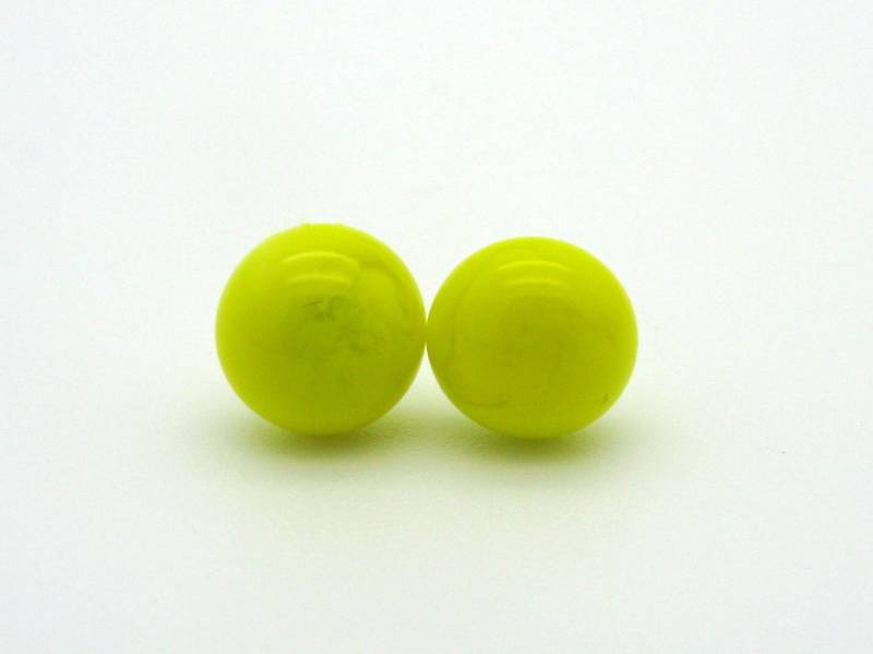 Zitronengelbe Lampwork Ohrstecker Mit Chirurgenstahl Stecker Zitronengelbe Lampwork Ohrstecker Mit Chirurgenstahl Stecker von CajasBoutique