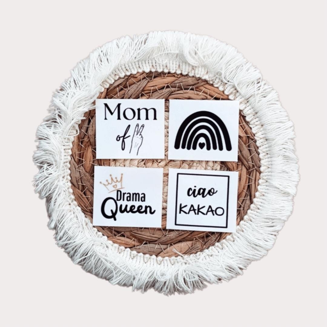 Weblabel Schwarz - Personalisiert von CajoKids