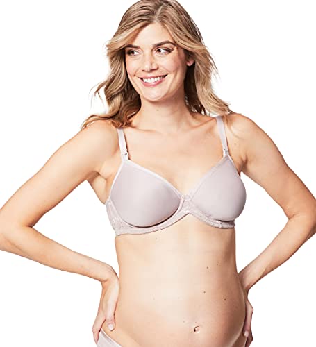 Cake Lingerie Damen Cake Women’s Waffles Underwire Contour T-Shirt Maternity and Nursing Bra Umstands-BH, Pink (Oyster Pink 65), (Herstellergröße: 30Ff Uk/ 65H EU) von Cake Maternity