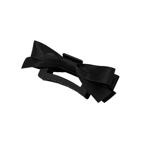 Calager Haar Grip Delicate Styling Werkzeug Band Bowknot Dekor Klaue Anti-slip Zähne Clip Zurück Kopf Dusche Pin Frauen Mädchen dekorativ Schwarz von Calager