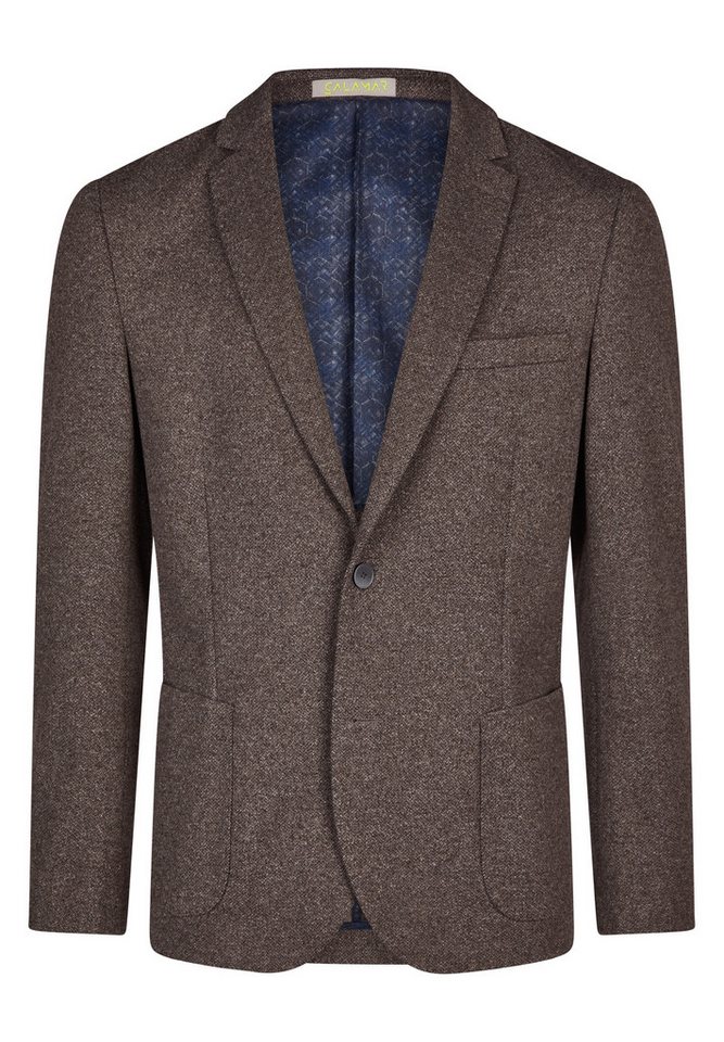 Calamar Sakko Blaz.WooltouchMinim. Dark Brown von Calamar