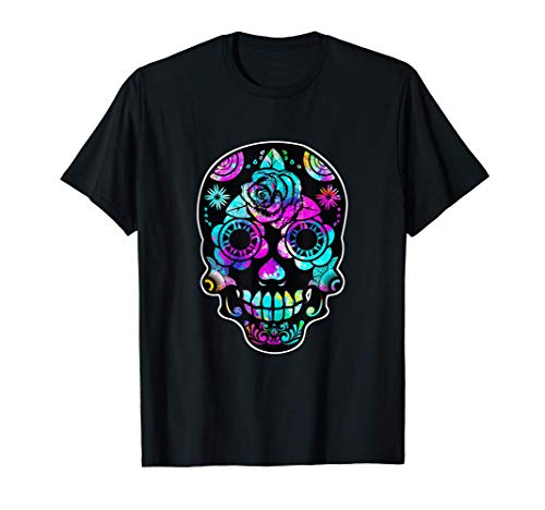 Day of the Dead Halloween Sugar Skull Men Women Gift Costume T-Shirt von Calavera Día de los Muertos Day of the Dead Gifts