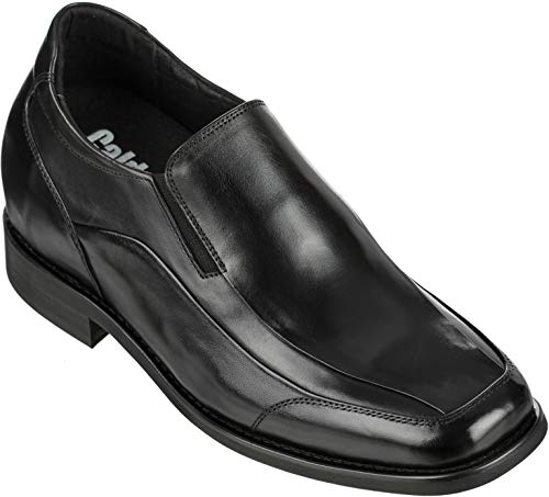 - Calden – k333011 7,6 cm größer die Höhe Steigerung Aufzug Schuhe (schwarz Leder-Kleid Schuhe), Schwarz, 44.5 EU von Calden