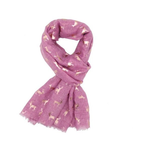 Atemberaubende Weihnachten Rose Gold Hirsch Deers Metallic Print Großer Weicher Schal Wickeln Großes Weihnachtsgeschenk Atemberaubende Weihnachten Rose Gold Hirsch Deers Metallic Print Großer Weicher Schal Wickeln Großes Weihnachtsgeschenk von Calderdalejewllery