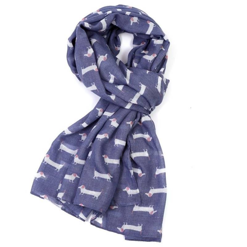 Niedliche Neuer Dackel Daxi Sausage Dog Print Schal Wrap in 4 Farben Zur Auswahl Niedliche Neuer Dackel Daxi Sausage Dog Print Schal Wrap in 4 Farben Zur Auswahl von Calderdalejewllery