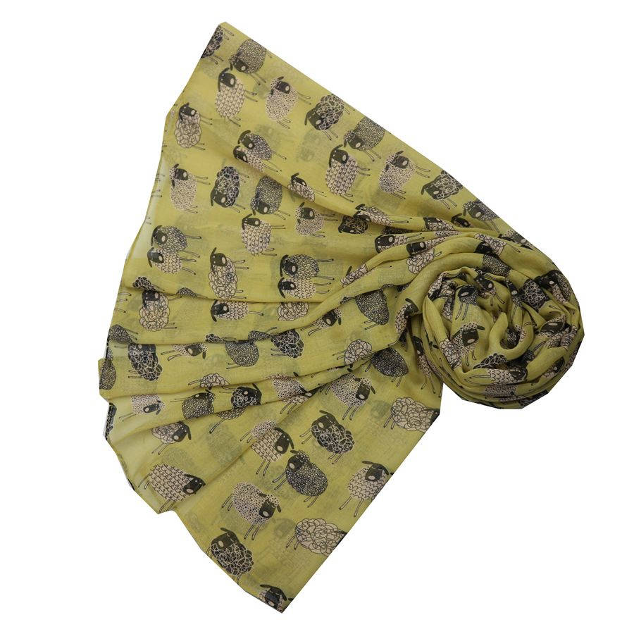 Schwarzes Gesicht Walisisch/Scottish Sketched Schaf-Druck Großer Schal Wrap Neu Schwarzes Gesicht Walisisch/Scottish Sketched Schaf-Druck Großer Schal Wrap Neu von Calderdalejewllery