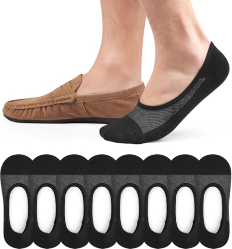 Caldodo Sneaker Socken Herren 43-46 Füßlinge 8Paar, Sneakersocken Baumwolle Herrensocken Atmungsaktiv, No Show Socken Unsichtbar im Schuh, Schwarz Caldodo Sneaker Socken Herren 43-46 Füßlinge 8Paar, Sneakersocken Baumwolle Herrensocken Atmungsaktiv, No Show Socken Unsichtbar im Schuh, Schwarz von Caldodo
