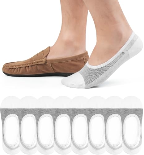 Caldodo Sneaker Socken Herren 43-46 Füßlinge 8Paar, Sneakersocken Baumwolle Herrensocken Atmungsaktiv, No Show Socken Unsichtbar im Schuh, Weiß Caldodo Sneaker Socken Herren 43-46 Füßlinge 8Paar, Sneakersocken Baumwolle Herrensocken Atmungsaktiv, No Show Socken Unsichtbar im Schuh, Weiß von Caldodo