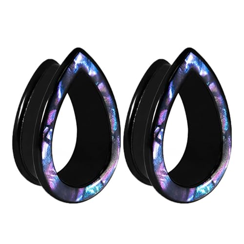 Calefee Tunnel 6mm, Ohr Tunnel Edelstahl Tropfenform, Piercing Schmuck Ohr Expander für Herren Ohrringe 2er Set Calefee Tunnel 6mm, Ohr Tunnel Edelstahl Tropfenform, Piercing Schmuck Ohr Expander für Herren Ohrringe 2er Set von Calefee