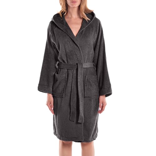 Caleffi - Minorca - Bademantel Herren - Bademantel Damen, Morgenmantel Damen – Flauschiger Damen-Morgenmantel aus Frottee und Herren-Modell aus weicher Baumwolle – ideal für Sie und Ihn von Caleffi
