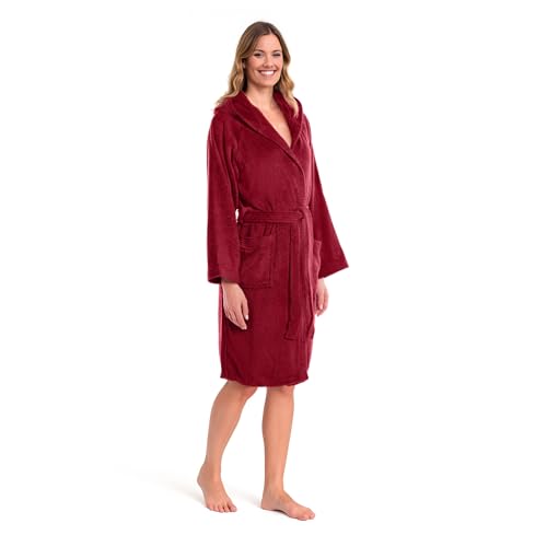 Caleffi - Minorca - Bademantel Herren - Bademantel Damen, Morgenmantel Damen – Flauschiger Damen-Morgenmantel aus Frottee und Herren-Modell aus weicher Baumwolle – ideal für Sie und Ihn von Caleffi