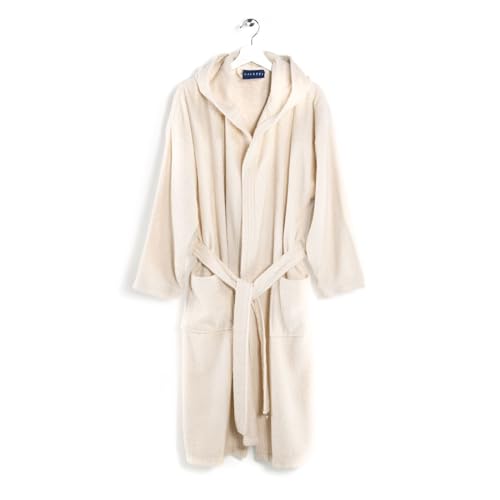 Caleffi - Minorca - Bademantel Herren - Bademantel Damen, Morgenmantel Damen – Flauschiger Damen-Morgenmantel aus Frottee und Herren-Modell aus weicher Baumwolle – ideal für Sie und Ihn von Caleffi
