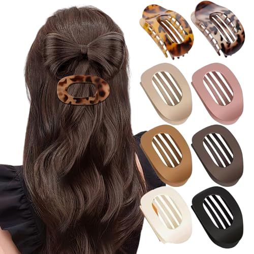 8 Stück Haarklammern für Damen, Entenschnabel Haarspange Damen Haarklammer Flache Oval Haarklammern Starke Griff Duckbill Clips Hochsteckfrisuren Einfache Schlichte Haaraccessoires 8 Stück Haarklammern für Damen, Entenschnabel Haarspange Damen Haarklammer Flache Oval Haarklammern Starke Griff Duckbill Clips Hochsteckfrisuren Einfache Schlichte Haaraccessoires von Calenxy