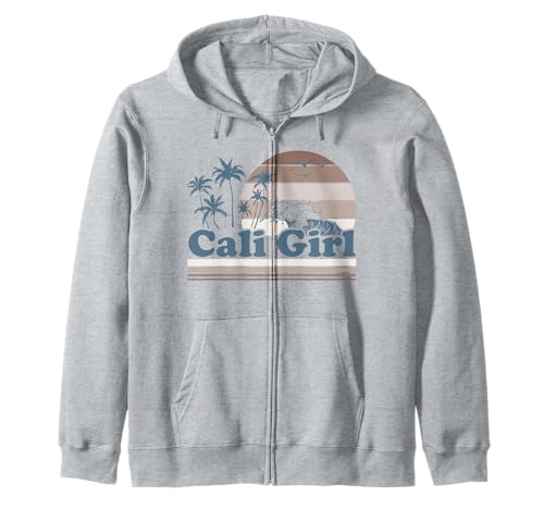 Cali Girl Tshirt California Beach Sommer Urlaub 70er Retro Kapuzenjacke Cali Girl Tshirt California Beach Sommer Urlaub 70er Retro Kapuzenjacke von Cali Girl Shirt Vintage Retro Beach Mädchen Urlaub