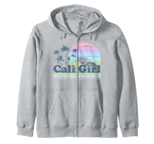 Cali Girl Tshirt California Beach Sommer Urlaub 70er Retro Kapuzenjacke Cali Girl Tshirt California Beach Sommer Urlaub 70er Retro Kapuzenjacke von Cali Girl Shirt Vintage Retro Beach Mädchen Urlaub