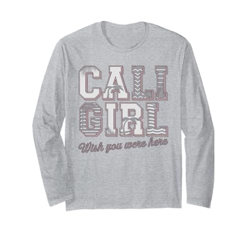 Cali Girl Tshirt California Beach Sommer Urlaub 70er Retro Langarmshirt Cali Girl Tshirt California Beach Sommer Urlaub 70er Retro Langarmshirt von Cali Girl Shirt Vintage Retro Beach Mädchen Urlaub