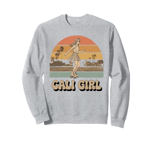 Cali Girl Tshirt California Beach Sommer Urlaub 70er Retro Sweatshirt von Cali Girl Shirt Vintage Retro Beach Mädchen Urlaub