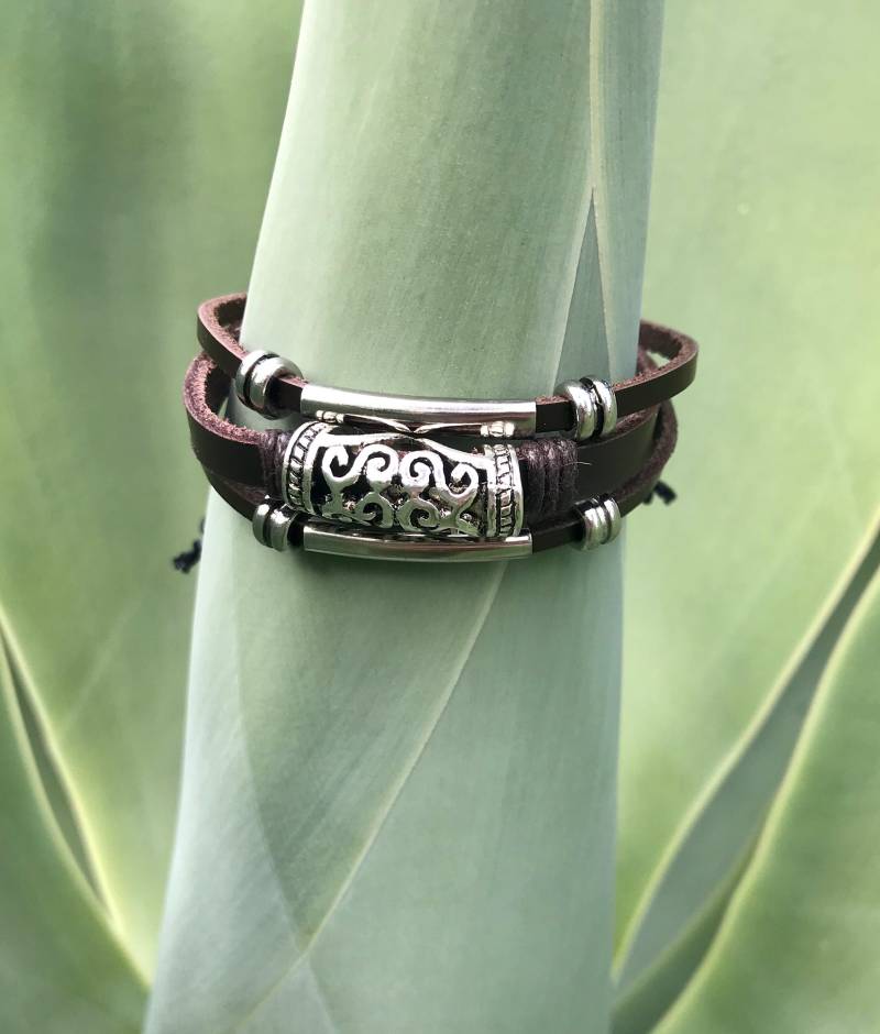 Der "Malibu" Lederarmband Armband - Surfer Armband-Freundschaft Armband-strand Schmuck Boho-Armband von CaliBracelet