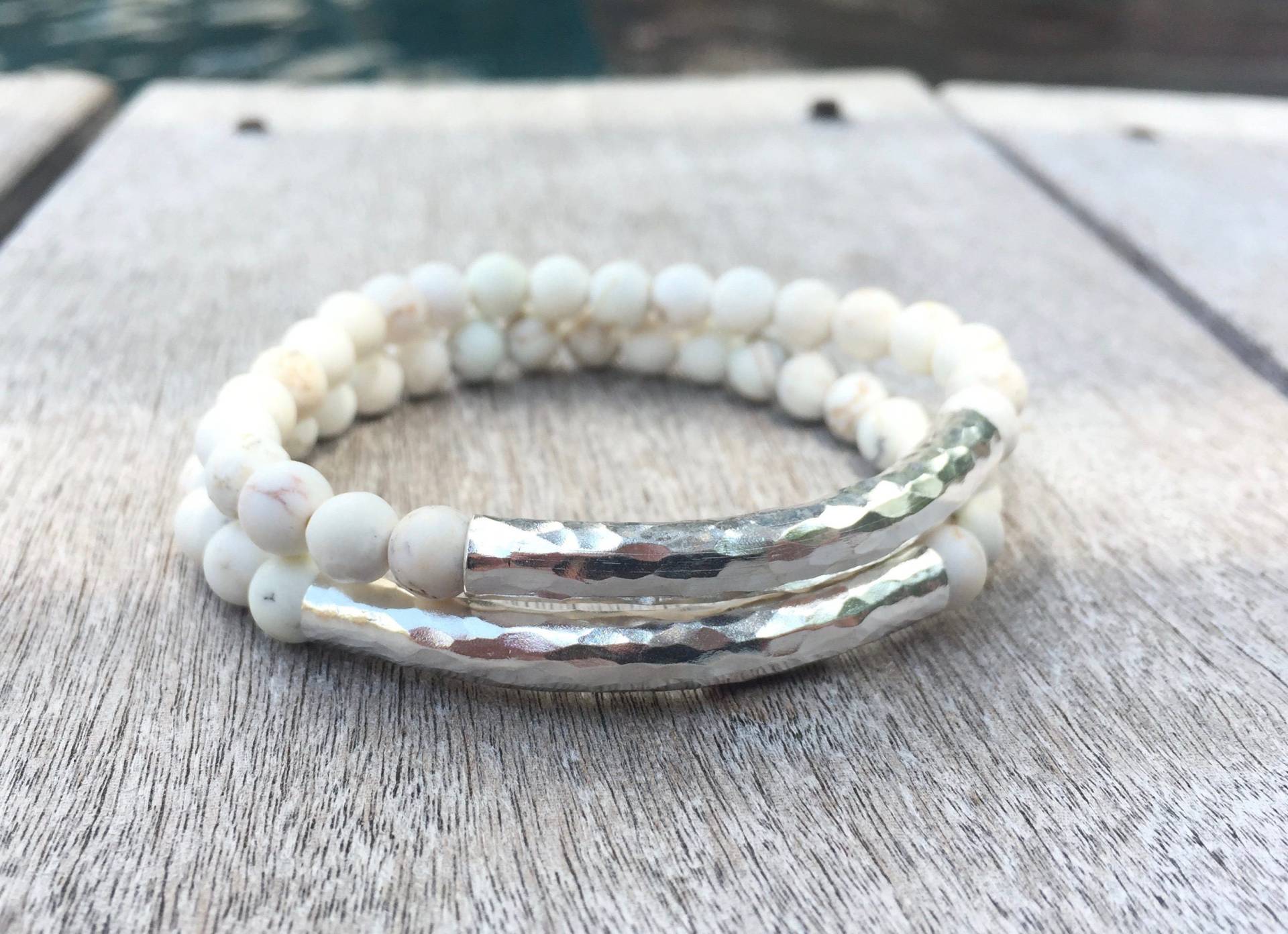 Karen Hill Tribe Silber Armreif Boho Armband Mit Türkisen Karen Hill Tribe Silber Armreif Boho Armband Mit Türkisen von CaliKhloe