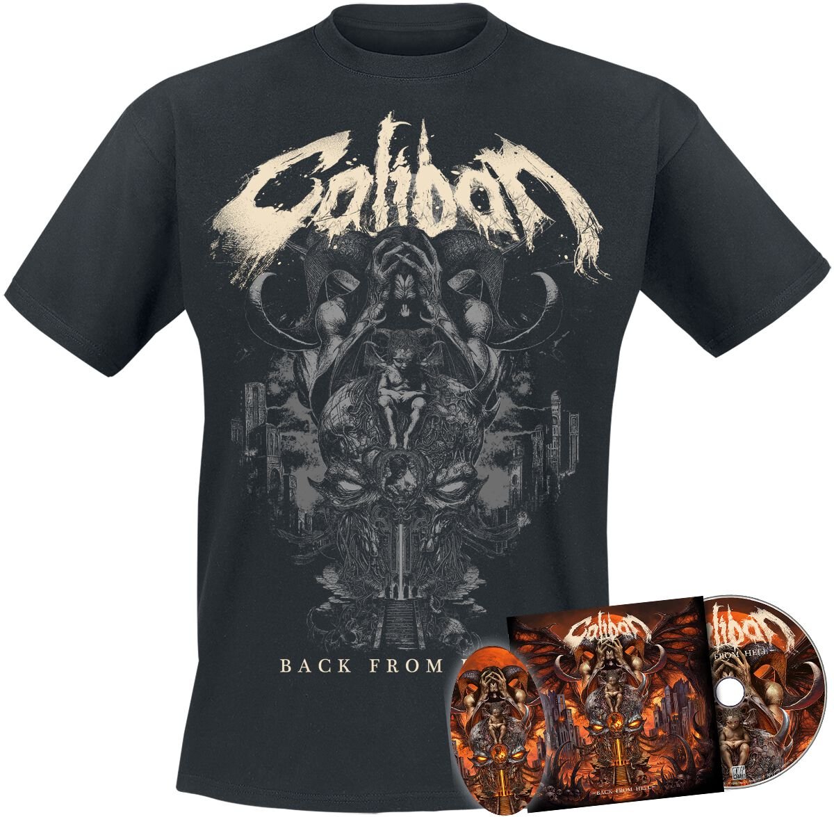 Caliban Back From Hell CD schwarz von Caliban