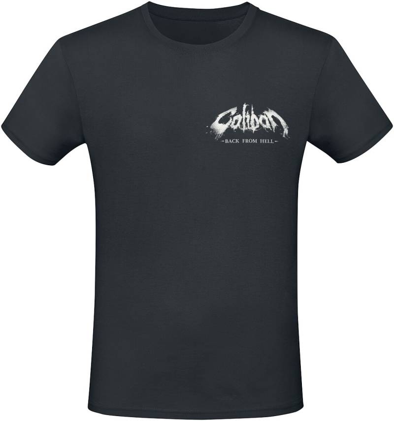 Caliban Back From Hell T-Shirt schwarz in XL von Caliban