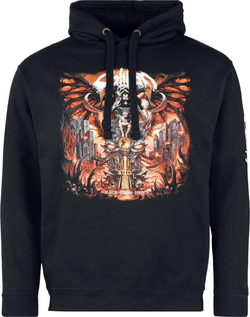 Caliban Kapuzenpullover - Back From Hell - S bis 3XL - für Männer - Größe S - schwarz  - Lizenziertes Merchandise! von Caliban