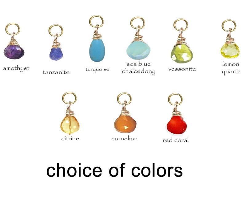 Farbauswahl 9 Stein Set von CalicoJunoJewelry