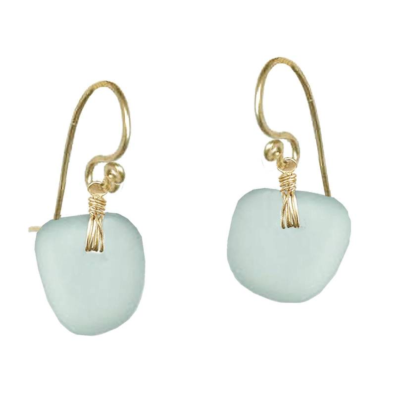 Ohrringe Aus Getrommeltem Seeglas Modglam 270 von CalicoJunoJewelry