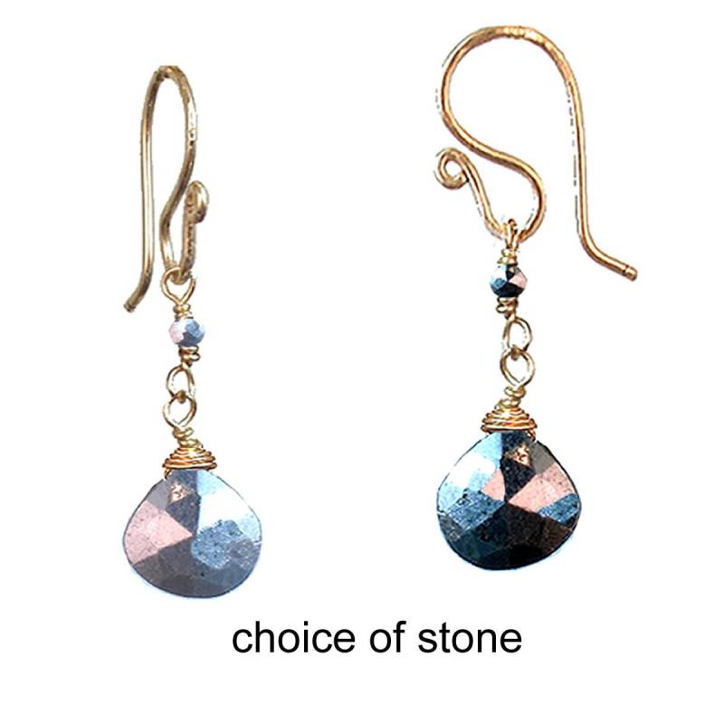 Wahl Aus Pyrit Stein Ohrringe Modglam 224 von CalicoJunoJewelry