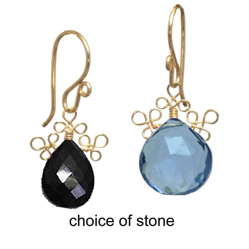 Wahl Des Steins Mit Filigranen Draht 171 Victorian von CalicoJunoJewelry