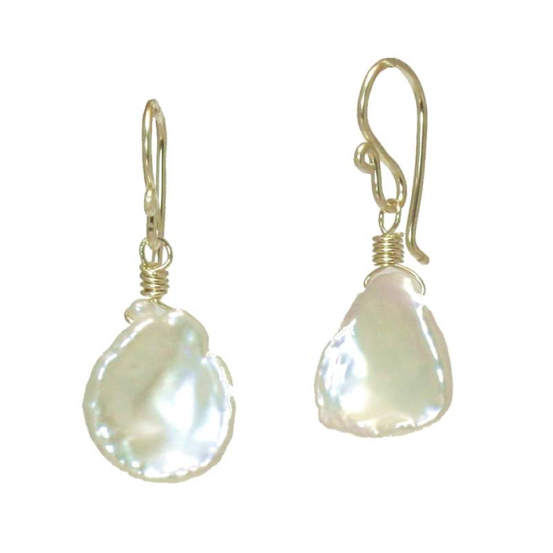 Zierliche Keshi Perlen Ohrringe Cosmopolitan 88Er von CalicoJunoJewelry