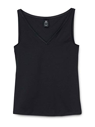 CALIDA Damen Cate Unterhemd, Schwarz, 42 EU von CALIDA