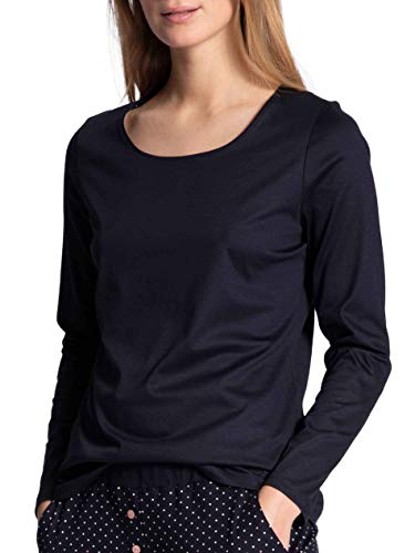 CALIDA Damen Favoriete Dreams Top Lange mouw Pyjamaoberteil, Dark Lapis Blue, L EU von CALIDA