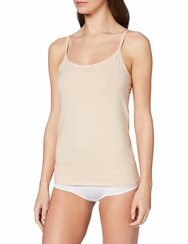 CALIDA Natural Comfort Spaghetti-Top Damen, aus hochwertiger Baumwolle, verstellbare Träger von CALIDA