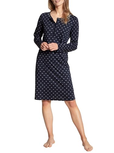 CALIDA Night Lovers Nachthemd Damen, aus 100% Supima-Baumwolle von CALIDA