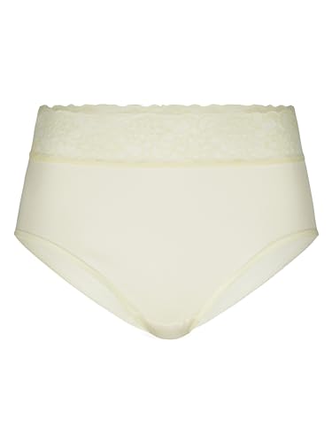 CALIDA Damen Midislip van lycrakant Taillenslip, Champagne, 48-50 EU von CALIDA