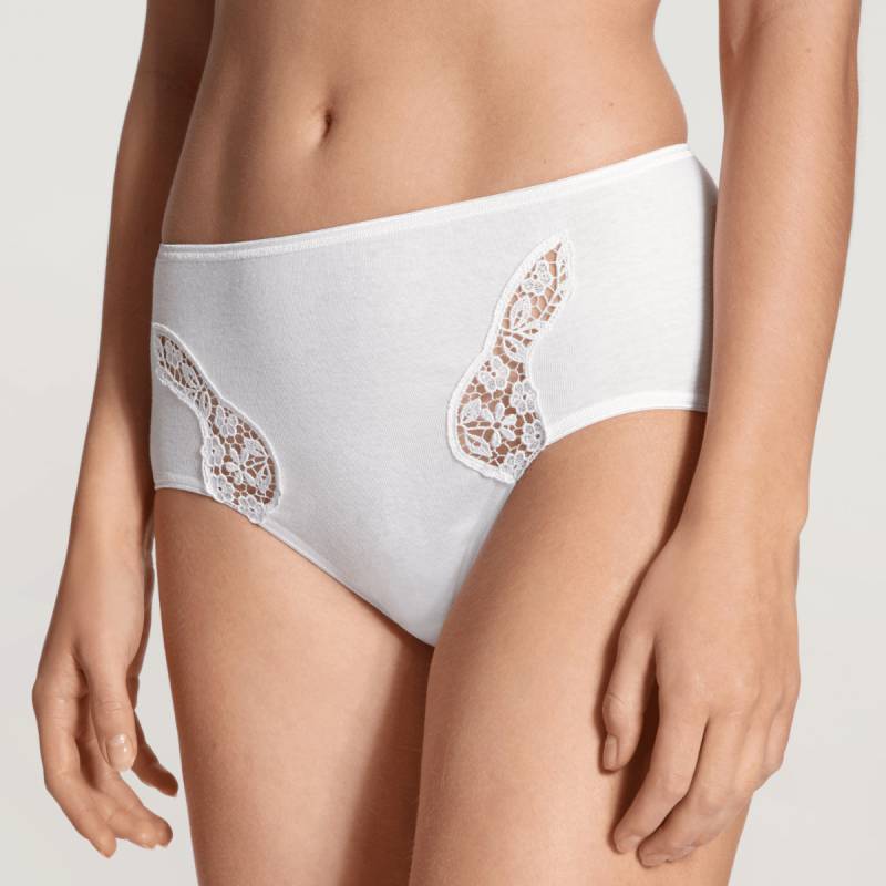 Calida Feminin Sense Midi Slip, Weiß, Größe: S, Damen von Calida