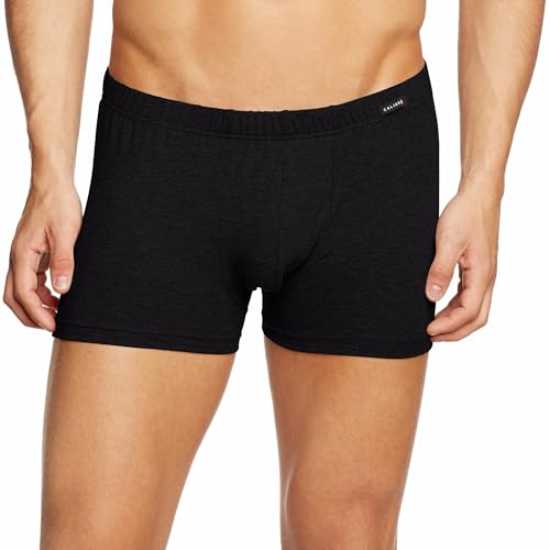 CALIDA Evolution Boxershorts Herren, stoffbezogener Gummibund, aus seidig-weicher PIMA-Baumwolle von CALIDA