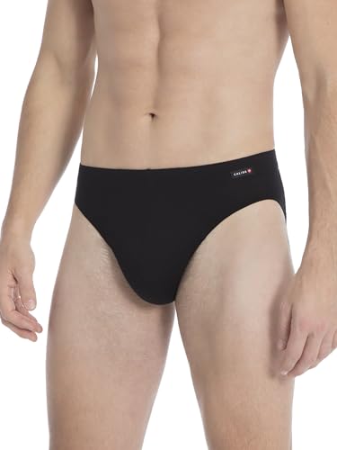 CALIDA Herren Slip Evolution, schwarz Basic Unterhose aus 100% Baumwolle, elastisch und formstabil, Größe: 58/60 von CALIDA