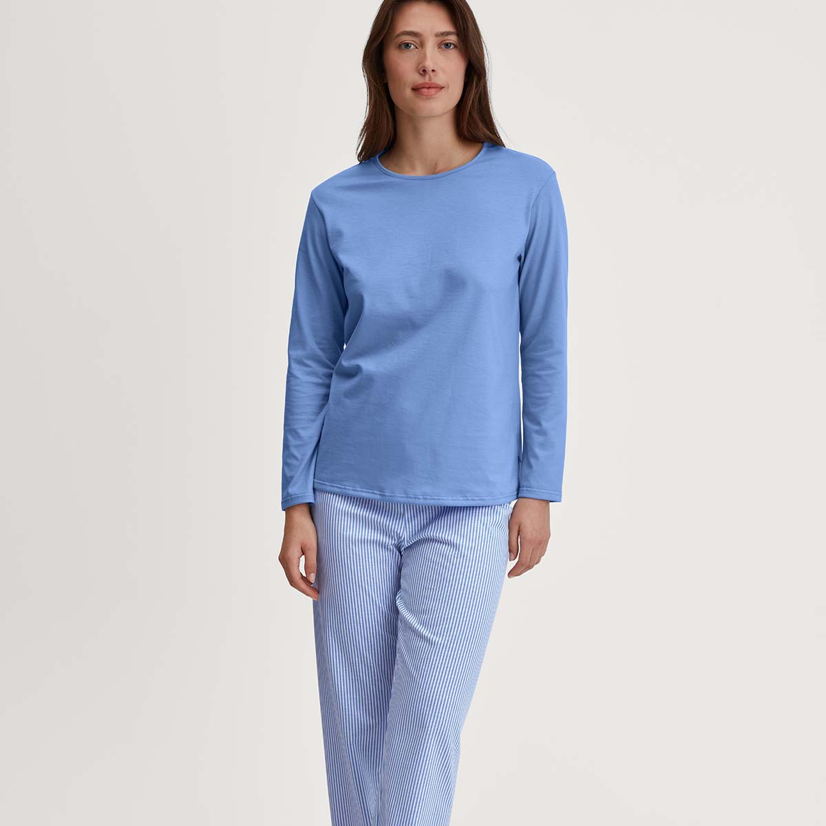 Calida Lovely Nights Pyjamas, Blau, Größe: XL, Damen von Calida
