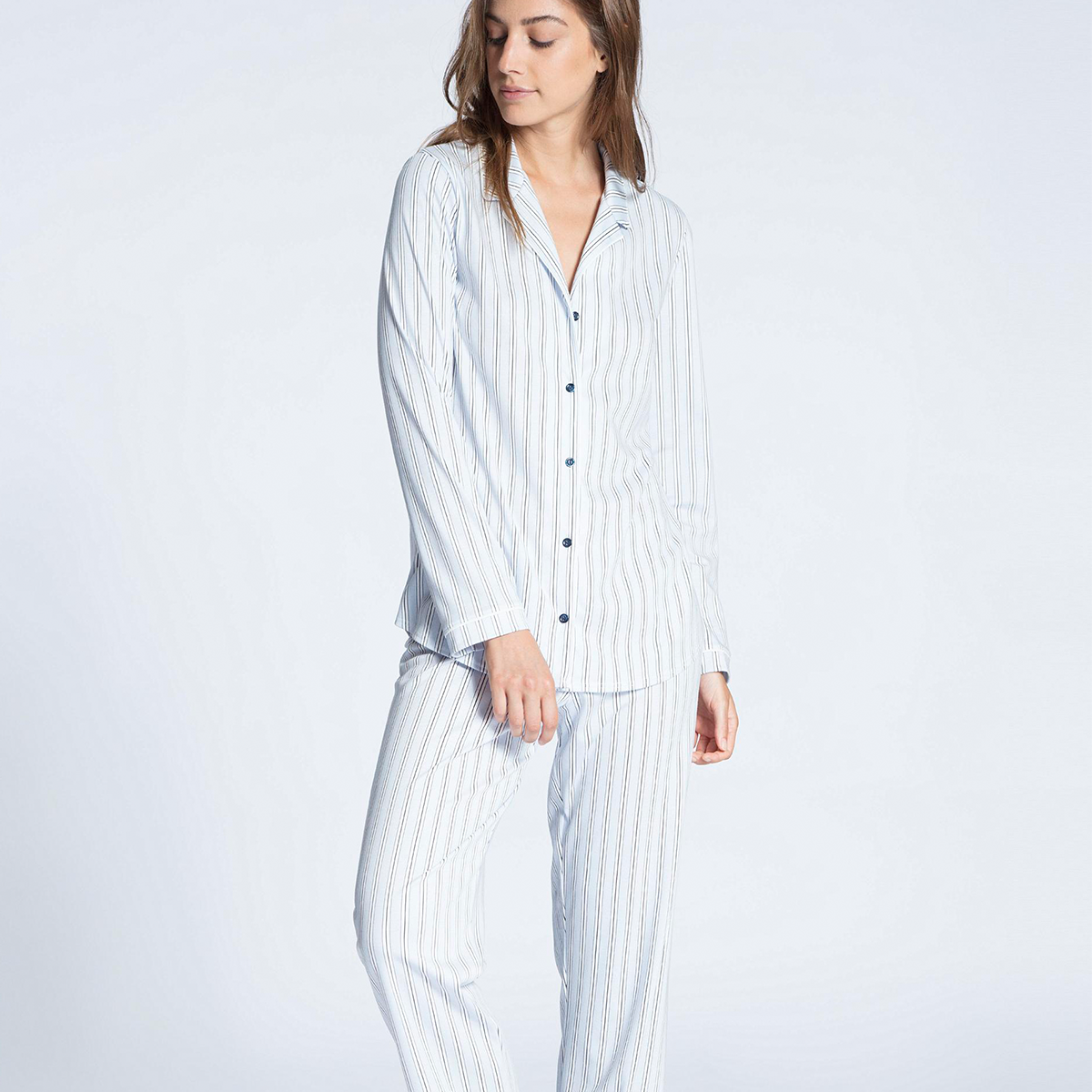 Calida Pyjamas, Farbe: Blau, Größe: M, Damen von Calida