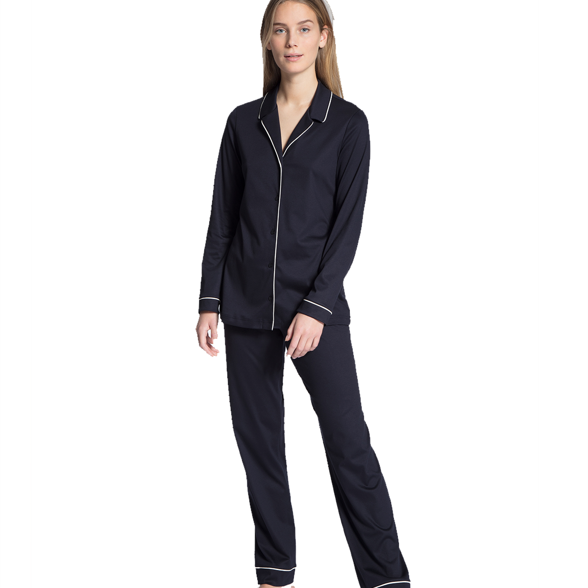 Calida Pyjamas, Farbe: Schwarz, Größe: L, Damen von Calida