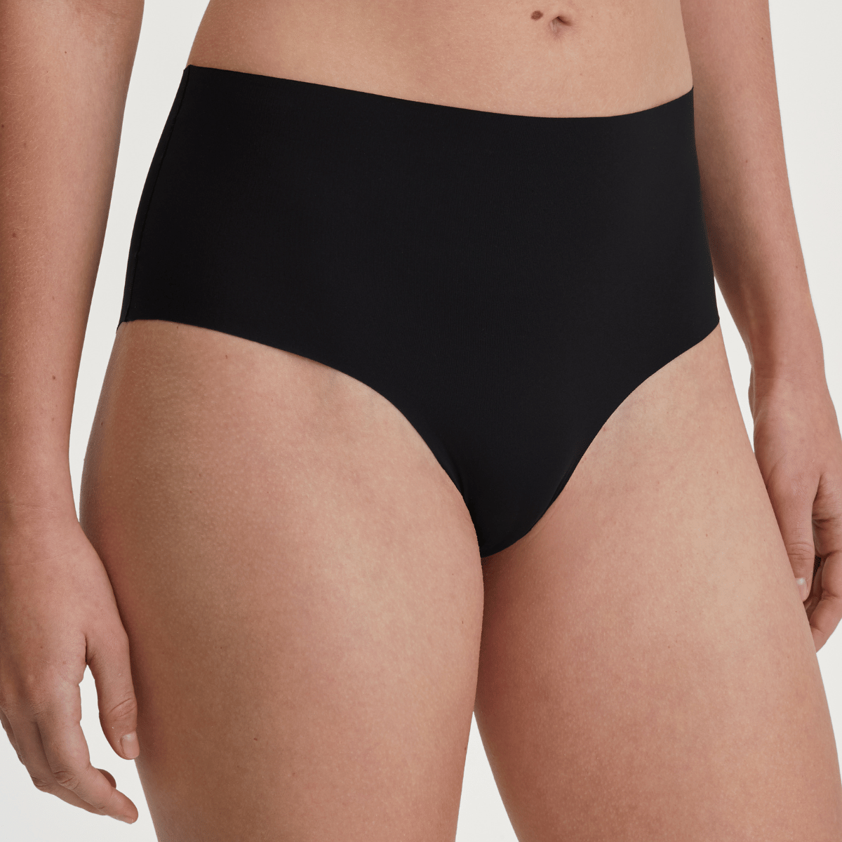 Calida Sleek Skin Midi Slip, Schwarz, Größe: L, Damen von Calida